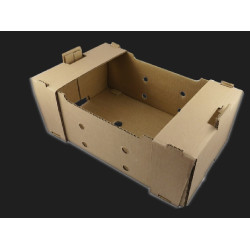 #12X1PINTE BOÎTE MAÎTRESSE POUR 12 CLAMSHELLS (1 PINTE) - BLEUETS ET FRAISES <br>16