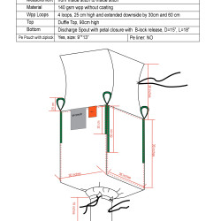 #1964A S.CONT.J/G 27 UV USAGE UNIQUE <br>36X36X36 1000KG