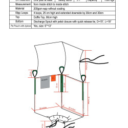#1968 CONT.BAG D/S 22 <br>35X35X31 (1500KG) #1968 CONT.BAG D/S 22 <br>35X35X31 (1500KG)