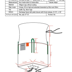 #1968C SAC CONTENEUR J/G CIRC. (22) <br>35X35X31 (1000KG)