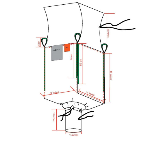#1969 S.CONT.J/G 32 FDA <br>34X34X48