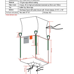 #1977B FDA SAC CONTENEUR J/G 35 UV US.UNIQUE <br>35