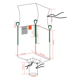 #1987 FDA SAC CONTENEUR J/G 55.5 UV UNIQUE <br>40