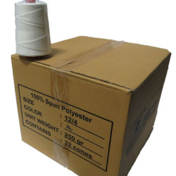 #21005 CAISSE FIL 12/4 (32 CONES) <br>