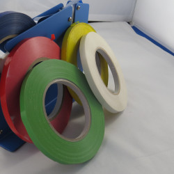 #23994 RUBAN ADHÉSIF BLEU POUR SCELLEUSE DE BOÎTES | RUBAN D’EMBALLAGE CARTON <br>3/8