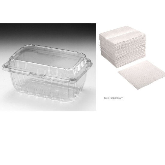#3503T CLAMSHELL 1LB FRAISE+TAMPON <br>4.75 X 7.2 X 3.33 #3503T CLAMSHELL 1LB FRAISE+TAMPON <br>4.75 X 7.2 X 3.33
