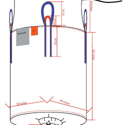 #363660JG SAC CONTENEUR J/G 45 UV UNIQUE <br>36X36X60 (1000KG) #363660JG SAC CONTENEUR J/G 45 UV UNIQUE <br>36X36X60 (1000KG)
