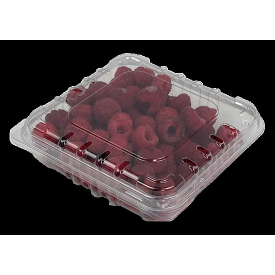 #3708 CLAMSHELL FRAMBOISE 170G <br>5X5X1 3/4 #3708 CLAMSHELL FRAMBOISE 170G <br>5X5X1 3/4