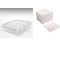 #3709T CLAMSHELL FRAMBOISE 120G <br>5X4X1 1/2 + TAMPON