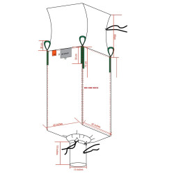 #424280JG SAC CONTENEUR J/G UV UNIQUE <br>42X42X80 (baffle)