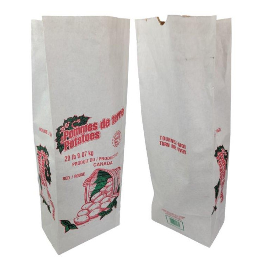 #5257-CANROUGE S. PAPIER PATATE ROUGE 20LBS PRODUIT DU CANADA <br>9X4.7/8X24 20LBS #5257-CANROUGE S. PAPIER PATATE ROUGE 20LBS PRODUIT DU CANADA <br>9X4.7/8X24 20LBS