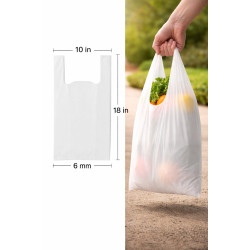 #6720-1 SAC PLASTIQUE BRETELLE S1 (RL) <br>10'X6