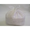 #6760F SAC PLASTIQUE BRETELLE FORT S4 BLANC <br>11X6X21, 1MIL