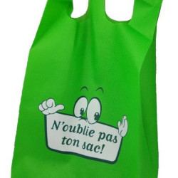 #6765NW SAC À PROVISIONS NON-TISSES (N'OUBLIE PAS TON SAC) <br>12