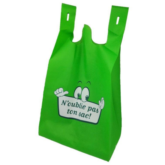 #6765NW SAC À PROVISIONS NON-TISSES (N'OUBLIE PAS TON SAC) <br>12 #6765NW SAC À PROVISIONS NON-TISSES (N'OUBLIE PAS TON SAC) <br>12