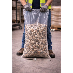 #6895-40 SAC PLASTIQUE TRANSPARENT EN ROULEAU <br>16