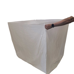 #6895B-34 COUVRE PALETTE BLANC (RLX)* TRAITMENT UV <br>50X45X66 (.002 MIL) #6895B-34 COUVRE PALETTE BLANC (RLX)* TRAITMENT UV <br>50X45X66 (.002 MIL)
