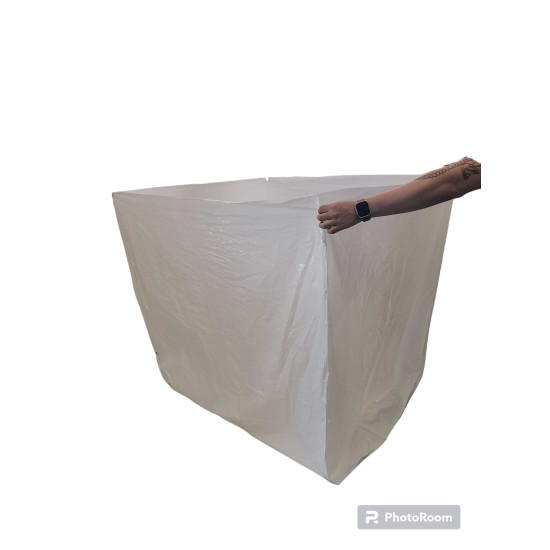 #6895B-34 COUVRE PALETTE BLANC (RLX)* TRAITMENT UV <br>50X45X66 (.002 MIL) #6895B-34 COUVRE PALETTE BLANC (RLX)* TRAITMENT UV <br>50X45X66 (.002 MIL)