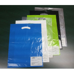 #7001 SAC PLASTIQUE MAGASINAGE BLANC <br>12X16+3 1.5MIL