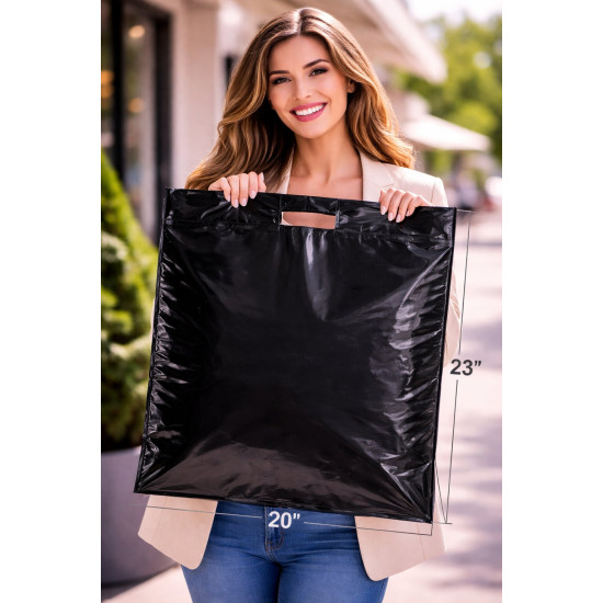 #7011 SAC PLASTIQUE MAGASINAGE NOIR <br>20