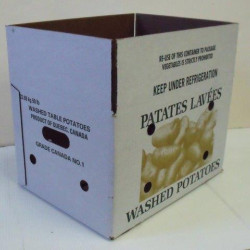 #7730C BOITE PATATE BLANCHE CIRE 50LB <br>16.44