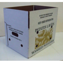 #7730C BOITE PATATE BLANCHE CIRE 50LB <br>16.44