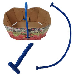 #7HS ANSE PLASTIQUE RONDE BLUE <br>9