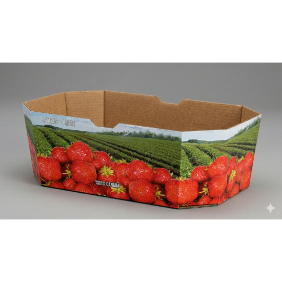 #7S4FRP-C PANIER FRAISE CANADA 4L <br>4LT PETIT/SMALL #7S4FRP-C PANIER FRAISE CANADA 4L <br>4LT PETIT/SMALL