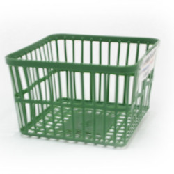 #8030P CASSEAU DE PLASTIQUE VERT <br>1 PINTE/1 QUART 4.75X4.75X3.15