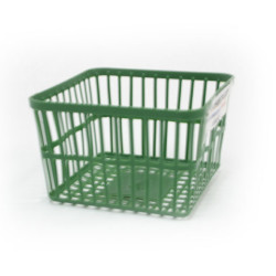 #8030P CASSEAU DE PLASTIQUE VERT <br>1 PINTE/1 QUART 4.75X4.75X3.15