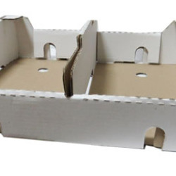 #8112 COFFRE BLANC COMPLETEMENT UNI <br>12 CHOPINE/PINT