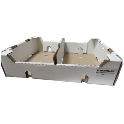 #8112 COFFRE BLANC COMPLETEMENT UNI <br>12 CHOPINE/PINT