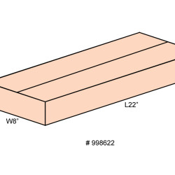 #998622 BOITE CARTON BRUNE <br>22X8X3 #998622 BOITE CARTON BRUNE <br>22X8X3