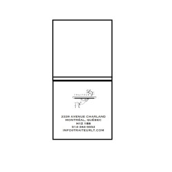 #B-PIZZA18BL-616759 BOITE PIZZA BLANCHE IMPRIMÉE LOGO TAITEUR LT <br>18