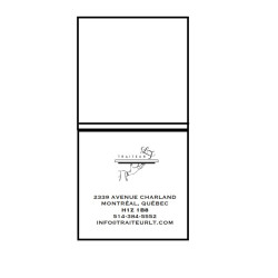 #B-PIZZA18BL-616759 BOITE PIZZA BLANCHE IMPRIMÉE LOGO TAITEUR LT <br>18