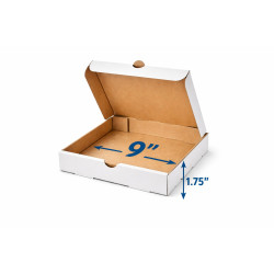 #B-PIZZA9-W BOITE PIZZA BLANCHE STOCK  <br>9''