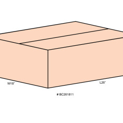 #B261811 BOITE CARTON BRUNE <br>26X18X11 #B261811 BOITE CARTON BRUNE <br>26X18X11