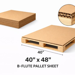 #BFLUTEBNT-4048 FEUILLES DE PROTECTION DE  PALETTE  <br>40X48 (B FLUTE 23-23-23)