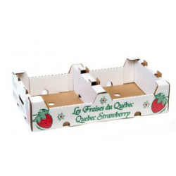 #C8110 COFFRE FRAISE ALLONGE NON CIRE <br>12 CHOPINE/PINT