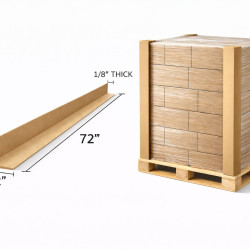 #CP272 COIN DE PALETTE BRUN <br>2X2X72 POUCES