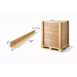 #CP272 COIN DE PALETTE BRUN <br>2X2X72 POUCES