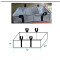 #CWB72A SACS DE LAVAGE A BETONNIERE AVEC 4 POIGNÉES <br>72X42X16 INCH