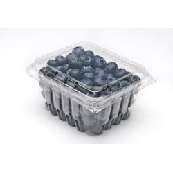 #H112 CASSEAU TRANSPARENT 340G 1 PINTE <br>5 1/8 x 4 7/16 x 2 3/4 