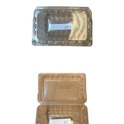 #H116 CASSEAU TRANSPARENT 1LB FRAISE <br>4 3/4 x 7 1/4x 3 3/8 #H116 CASSEAU TRANSPARENT 1LB FRAISE <br>4 3/4 x 7 1/4x 3 3/8