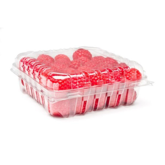 #H260 1/2 PINTE CASSEAUX FRAMBOISE AVEC TAMPON <br>4 7/8 x 4 7/8 x 1 7/8 #H260 1/2 PINTE CASSEAUX FRAMBOISE AVEC TAMPON <br>4 7/8 x 4 7/8 x 1 7/8
