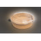 #KBC-16  COUVERCLE DE PLASTIQUE POUR BOLLE EN PAPIER BRUN (BTS DE 300) <br>16OZ