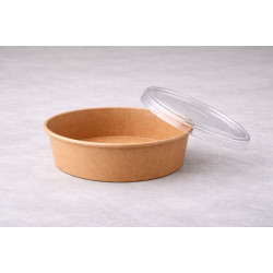 #KBC-27  COUVERCLE TRANSP. POUR BOLLE CART. (BTS DE 300) <br>27 OZ - 32 OZ