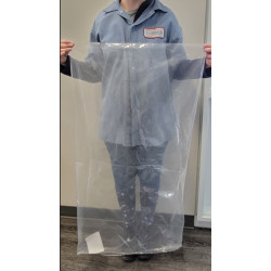 #L2039A SAC TRANSPARENT PLASTIQUE FDA EN ROULEAU <br>20.5X39   2mil