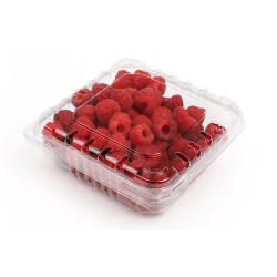 #LH170 CLAMSHELL 170G FRAMBOISE  <br>125*125*45mm