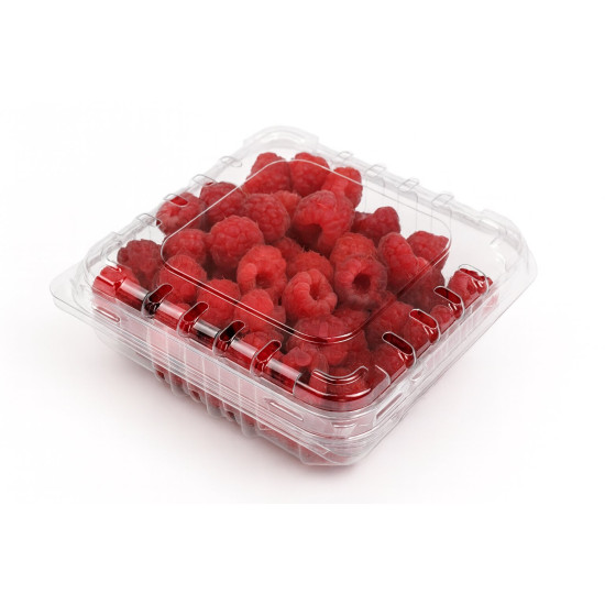 #LH170 CLAMSHELL 170G FRAMBOISE  <br>125*125*45mm